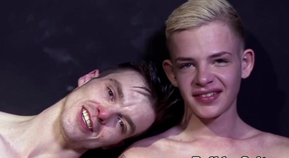 Hunky Bondage Masters Dominating Young Twinks