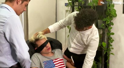 sex in the office porn movie - behind the scenes bareback spits spanish a pelo gay office