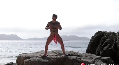 YOSHIKAWASAKIXXX - Japanese Yoshi Kawasaki Jerks Off Outdoor