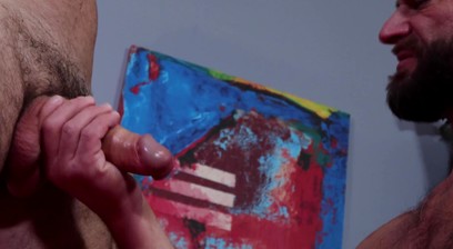 Jake Morgan Gets his Monster Cock Sucked