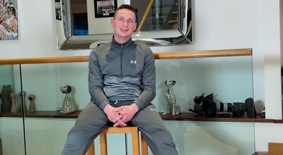 Fit Young Straight Danny Wanks his Hard Uncut Cock & Shoots a Big Load of Jizz Everywhere!