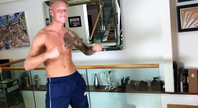 Straight & Ripped Muscular Boxer Jake Campbell