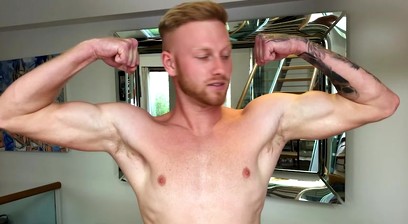 Straight Young Stud Ethan gets his 1st Manhandling