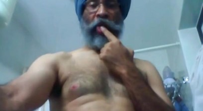 Indian Daddy Jerks Off & Cums
