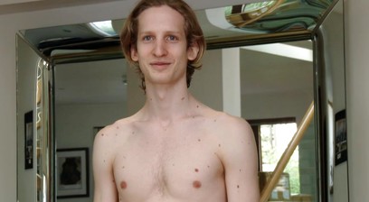 Young Tall & Slim Swimmer Shows off his Lean Body