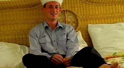 Sailor Gets Some Sucking - Mario Angel, Skyler Houston And Larry Cotter