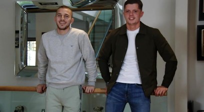 Young Straight & Muscular Stud Logan Wanks his 1st Man & it's Jack's Thick Uncut Cock