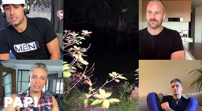 Papi - Diego Sans & Luis Rubi Watch Themselves Fuck & Review Their Scenes With The Crew Members