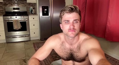 Naked Exercise And Jerk-Off