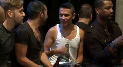 Bound In Public Jordan Foster Gay Party Gangbang Chain Suspension Anal Flogging Blowjob