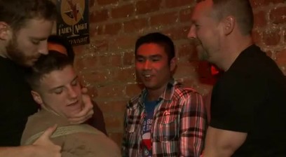 Bound In Public Doug Acre Christian Wilde Gay Bar Gangbang Anal Bondage Blowjob Rope
