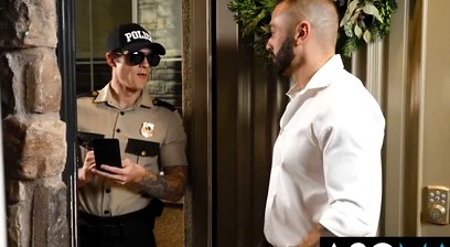 NEXT DOOR STUDIOS - Ill Check This Package Myself - Officer Jayden Marcos Fucks Drew