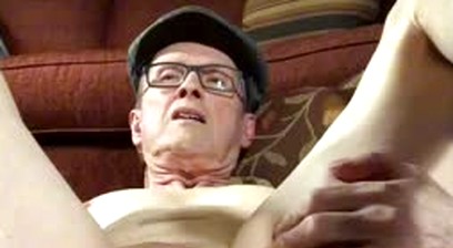 Exposed pervert slut David Snyder masturbing in corporate outfit