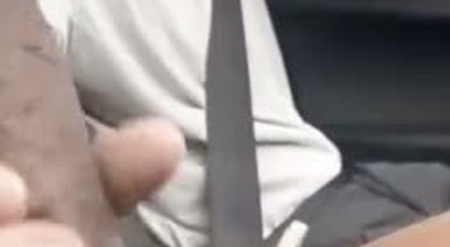 Joey Mills Jacking Off A Black Guy While Driving