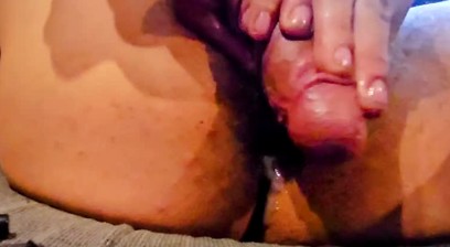 Quick Self Fuck + Self Creampie