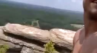 Wank on Mountain
