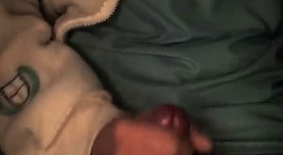 Hard cock on cum fresh